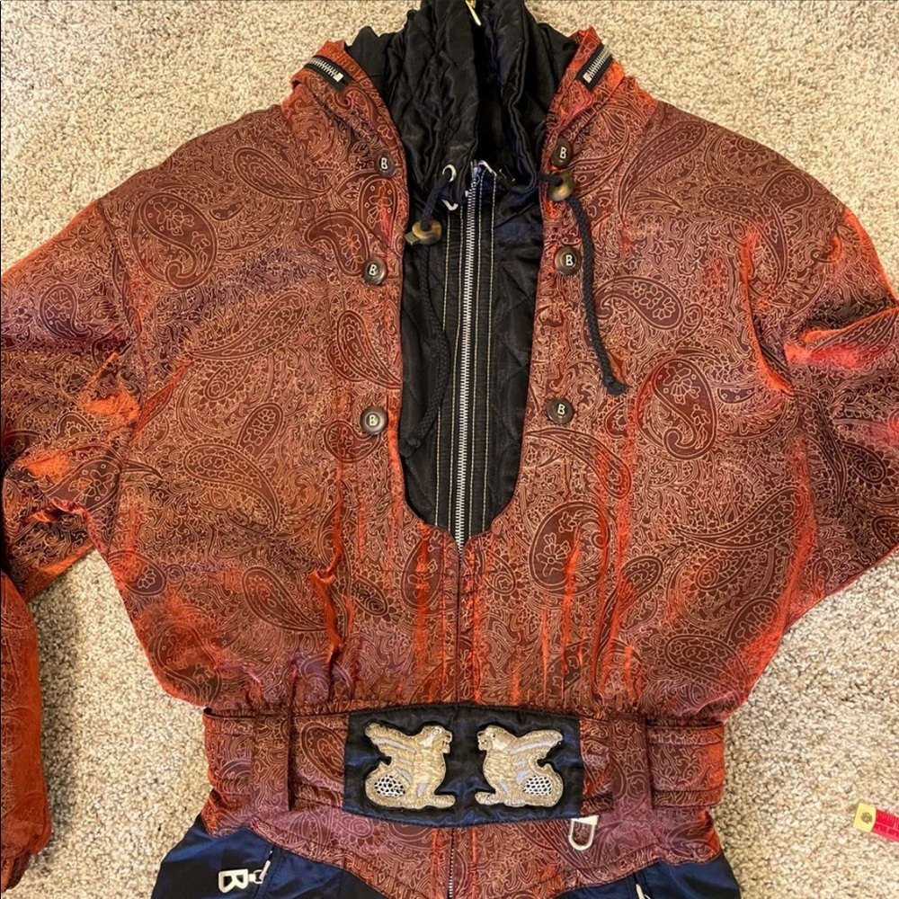 Vintage Bogner limited edition Siegfried & Roy ski suit in size 6